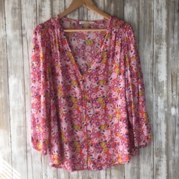 Lush Floral Blouse - Picture 1 of 4